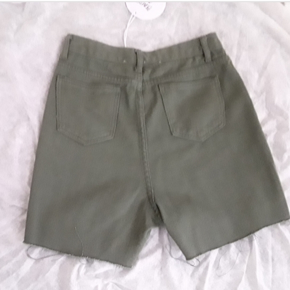 Princess Polly Abel High Waisted Denim Shorts NWT - Picture 7 of 7